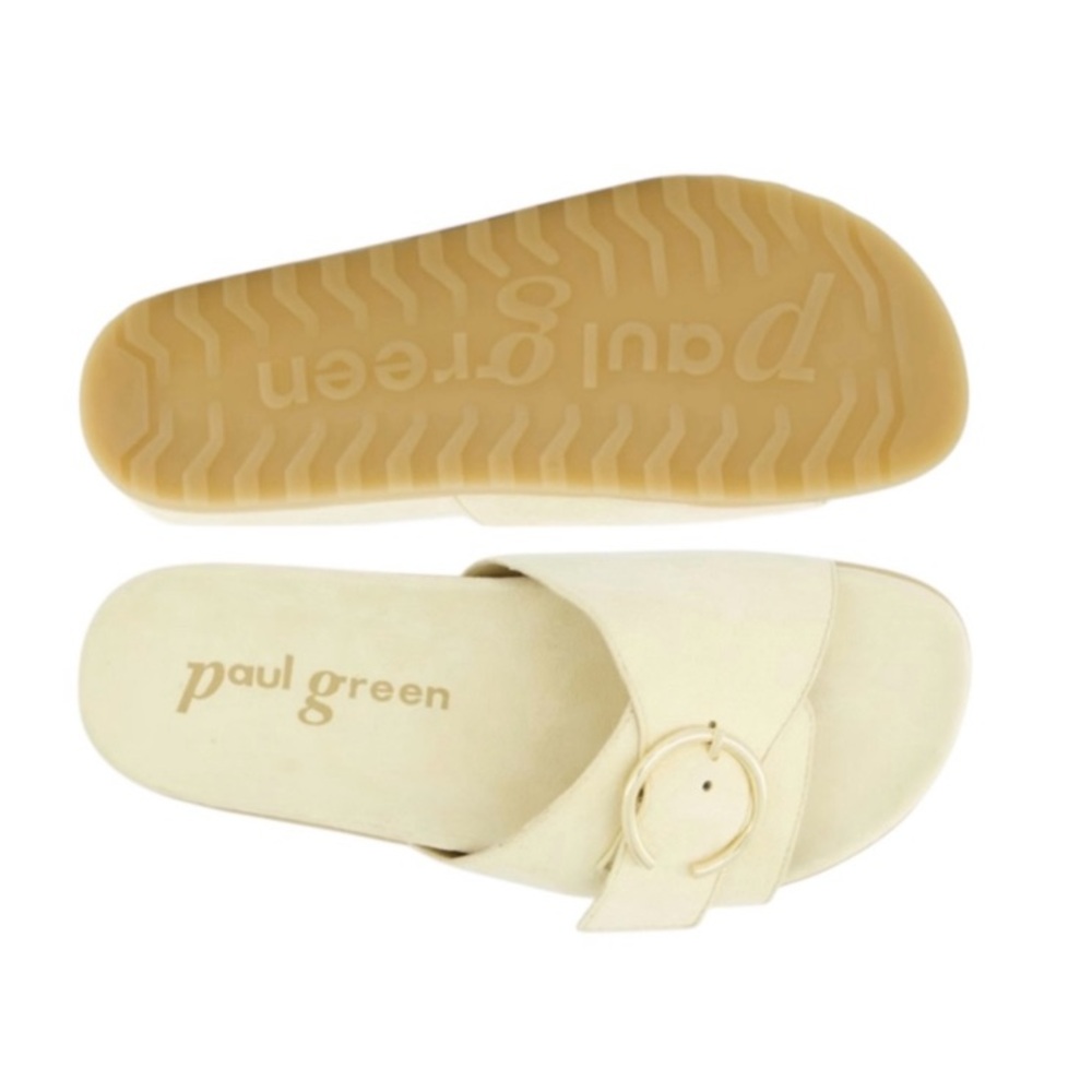 Off white Leather Sandal
Never Worn, in Box